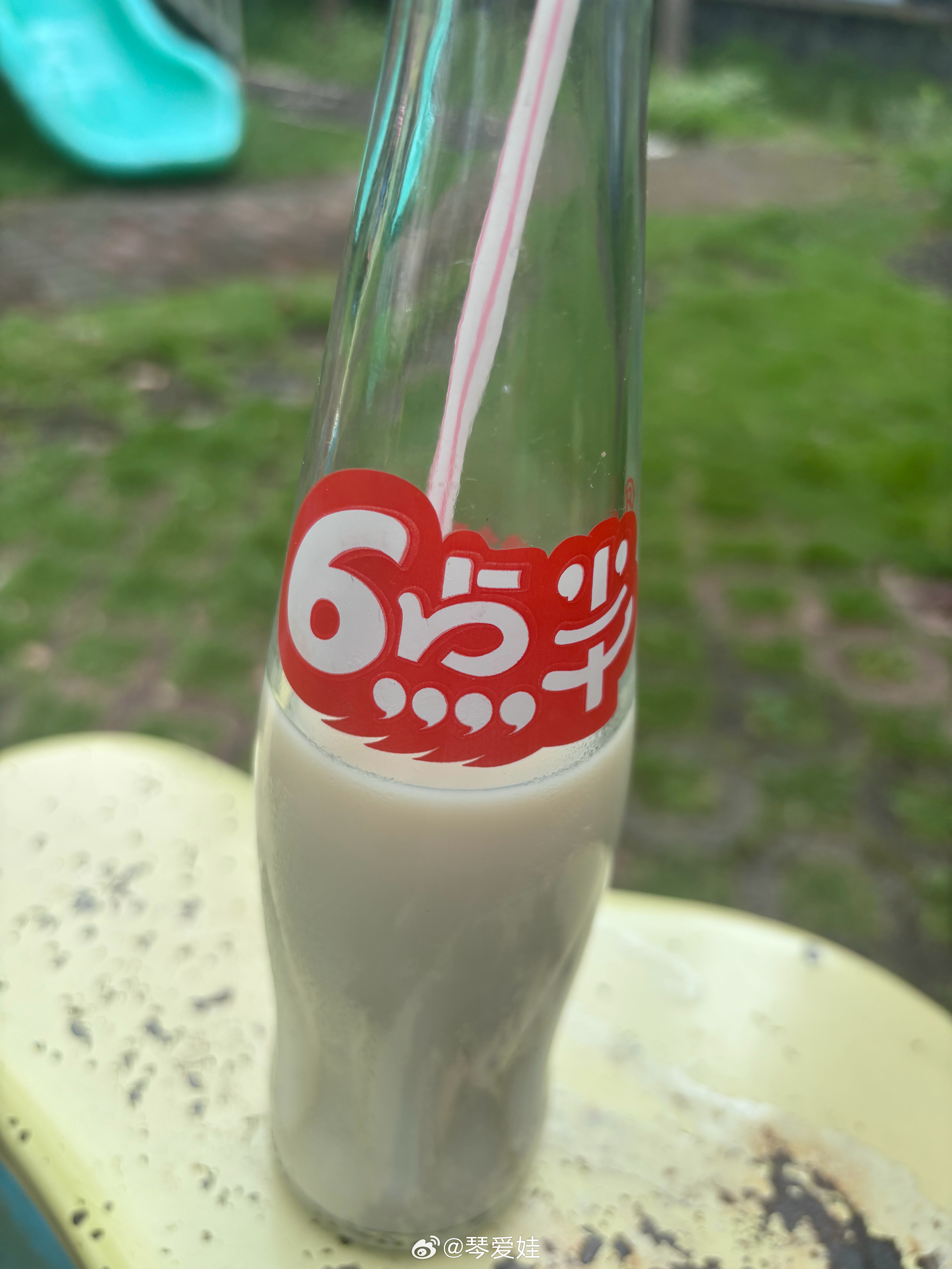宝贝早上总要点一瓶六点半豆奶，其实每次他喝一半都没喝到就让我喝了