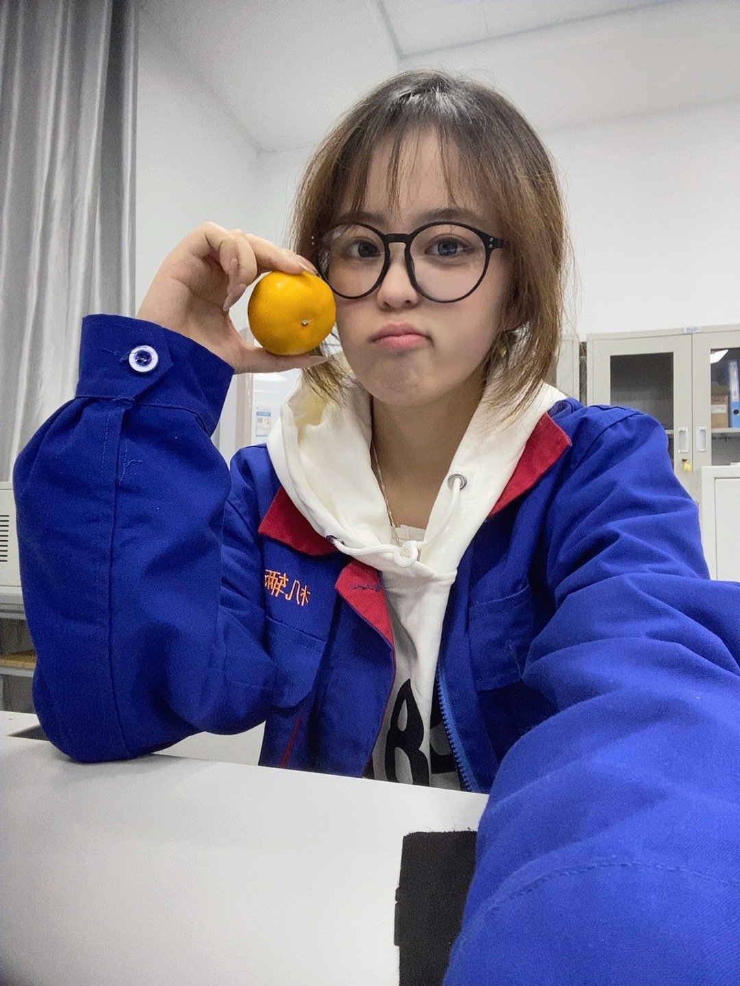 实训课 来个橘子🍊  