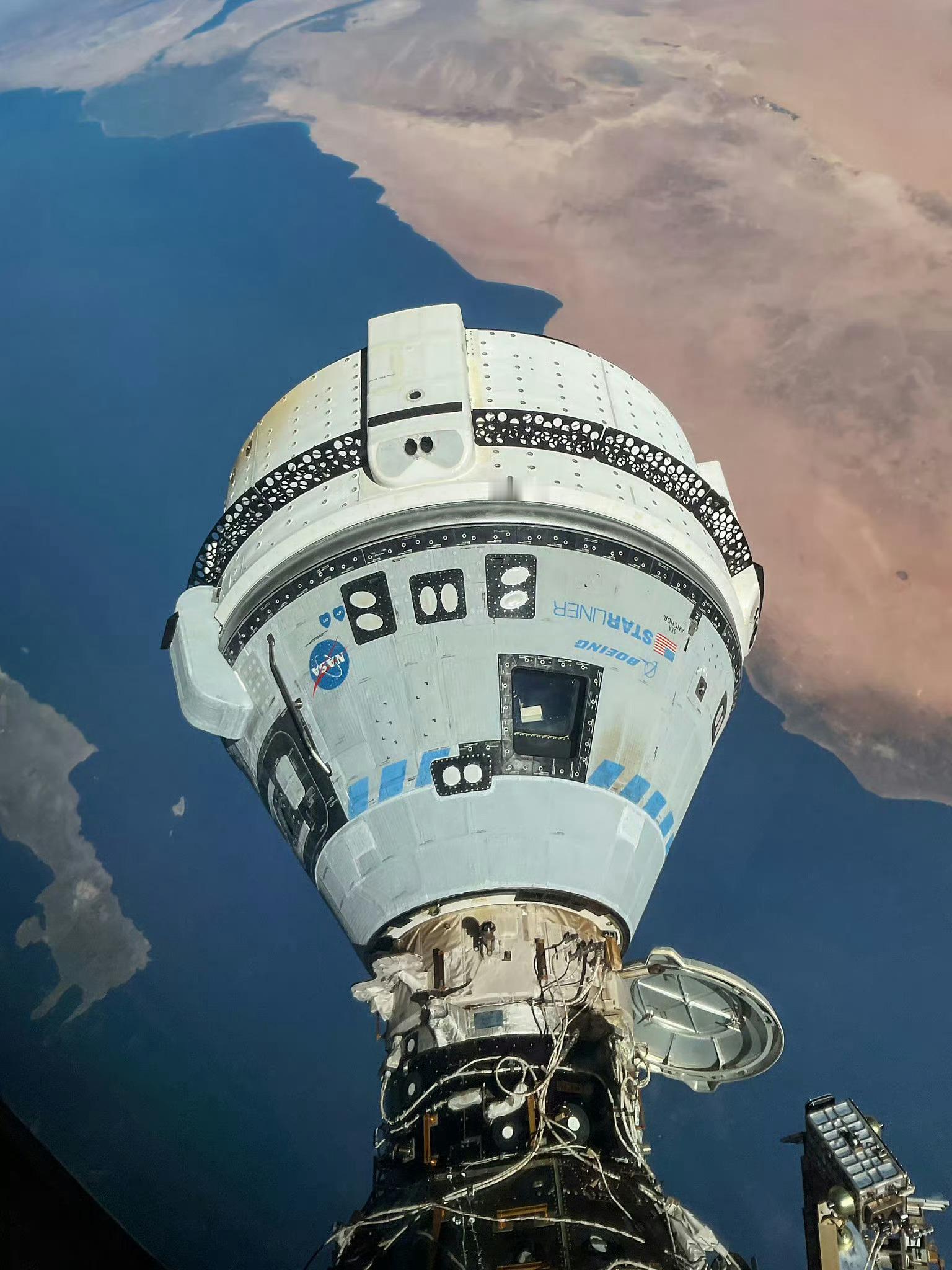波音公司#cst-100 载人飞船# 计划北京时间9月7日6时许脱离国际空间站，