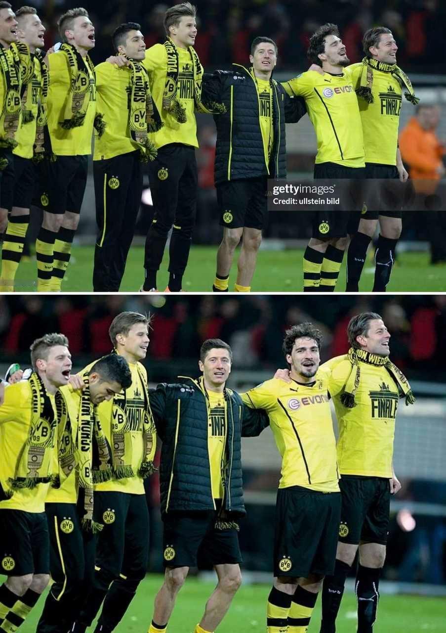 2136【传记】下图是传记的选图，配字为：Borussia świętuje a