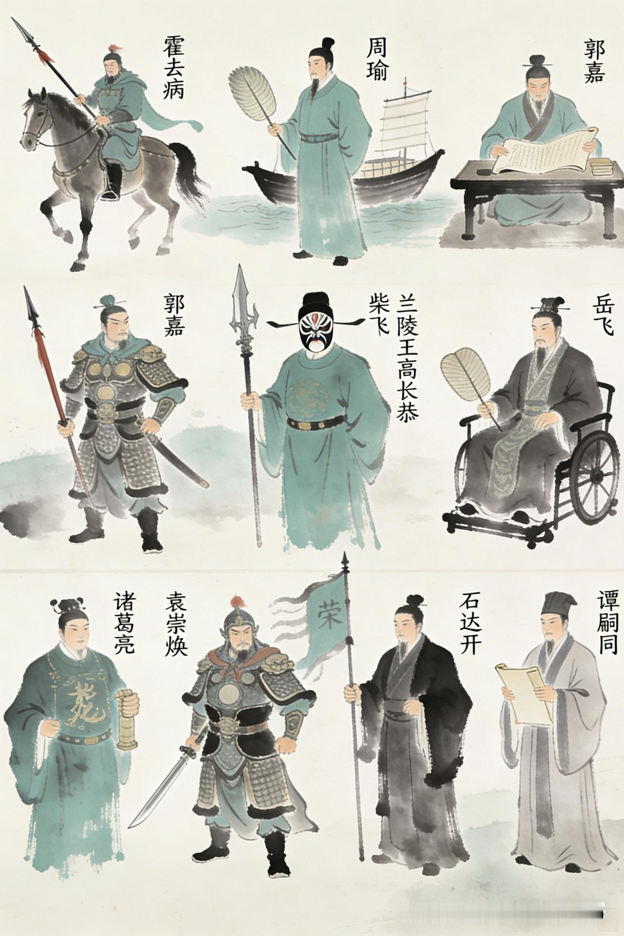 中国历史上死得最让人惋惜的10个人，个个意难平！
 
1. 霍去病，24岁病逝，