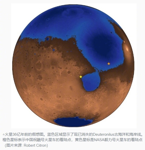 火星可能曾宜居 【中国 祝融号有新发现 ！火星中低纬度地区曾存在古代海洋】 火星