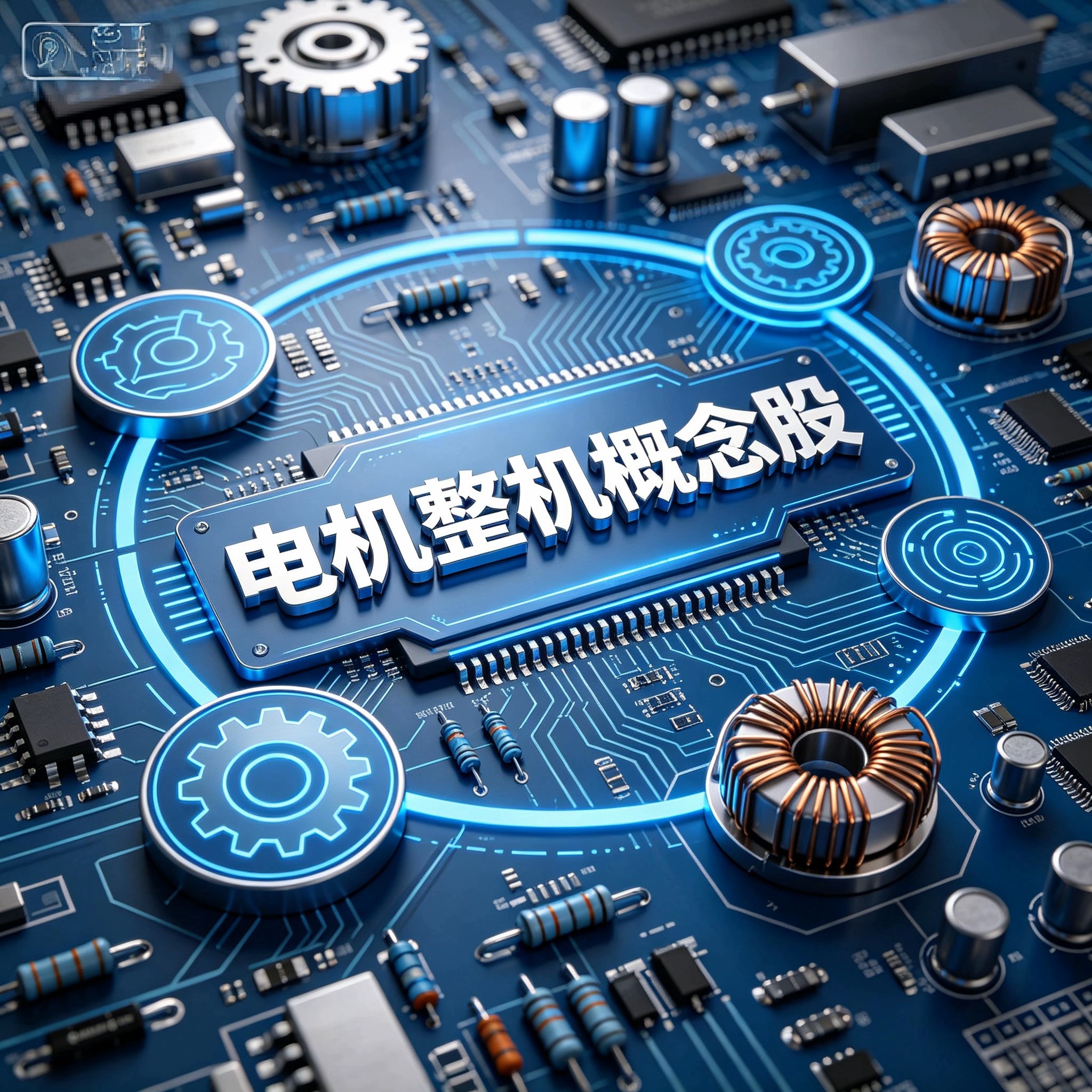 稀土下游终端元器件&电机整机概念股卧龙电驱  核心技术：国内永磁驱动电机系统中军