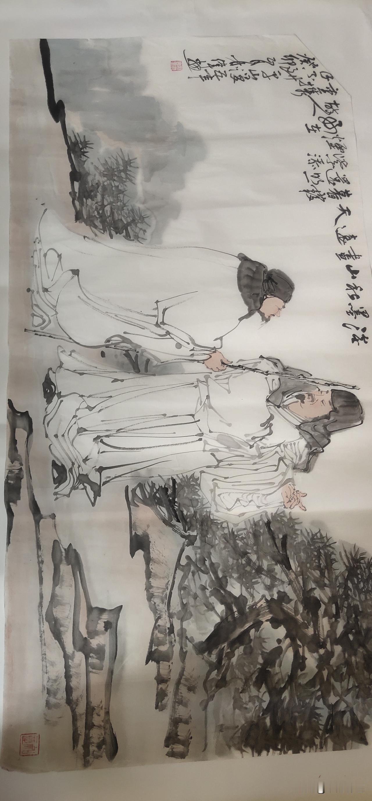 当代书画名家作品欣赏林伟老师人物画欣赏，林伟，民主党派人士，中国农工民主党党员。