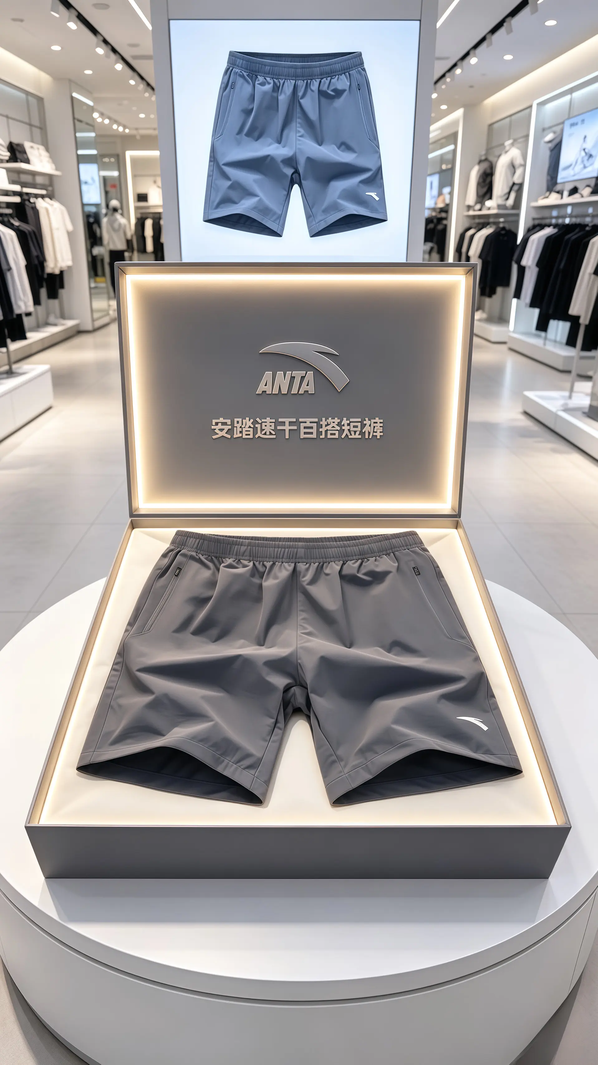 安踏男士速干短裤，夏天穿太爽了😎✨ 品牌正品有保障，品质完全在线 ✨...