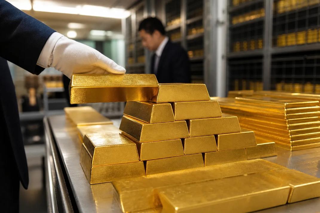 8个月，上千吨黄金运进中国，节奏明显比去年快。央行那边也没停，连续二十多个月增持