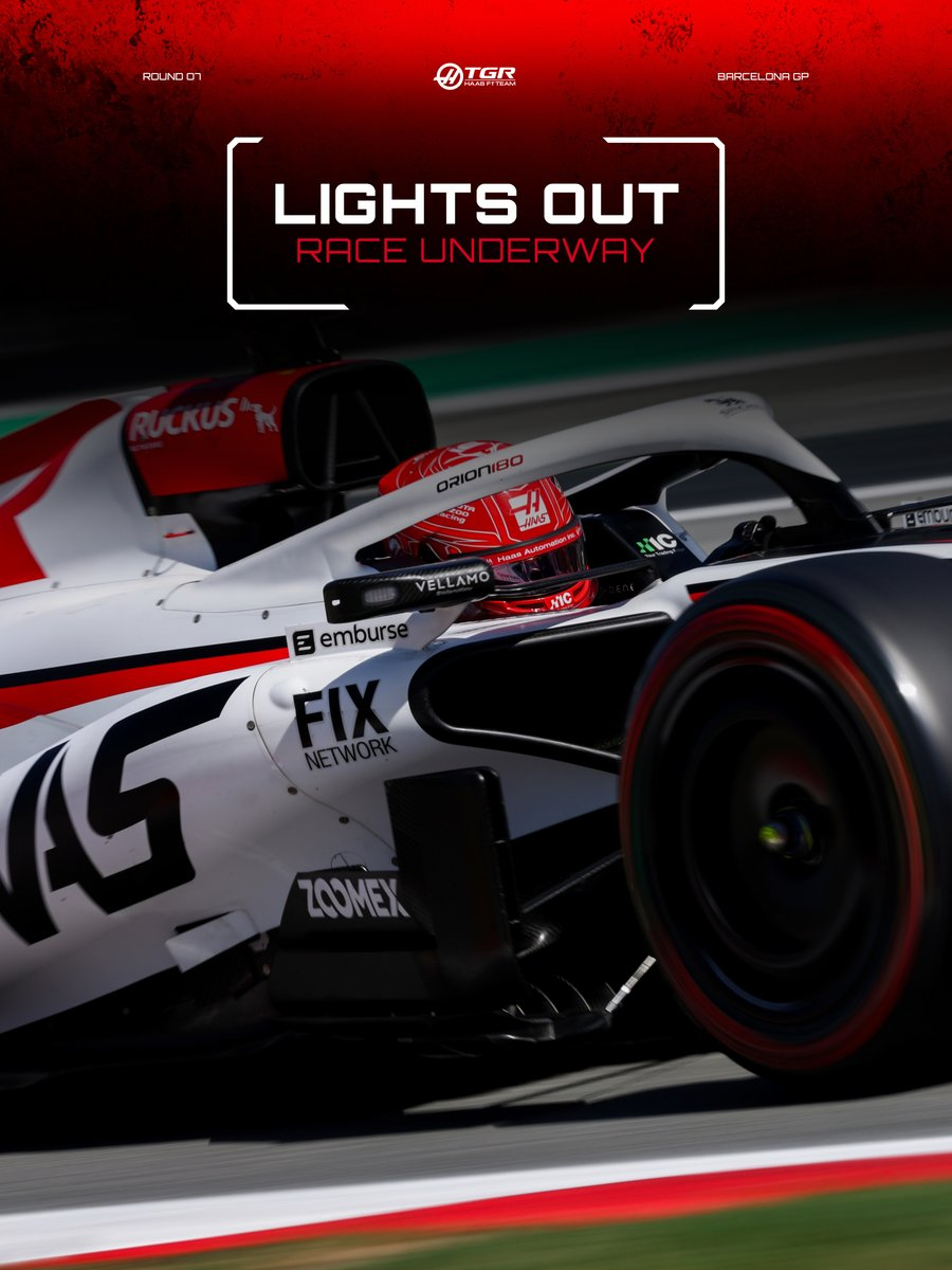 五盏红灯熄灭！巴塞罗那大奖赛正赛开跑！哈斯F1车队2026F1巴塞罗那大奖赛F1