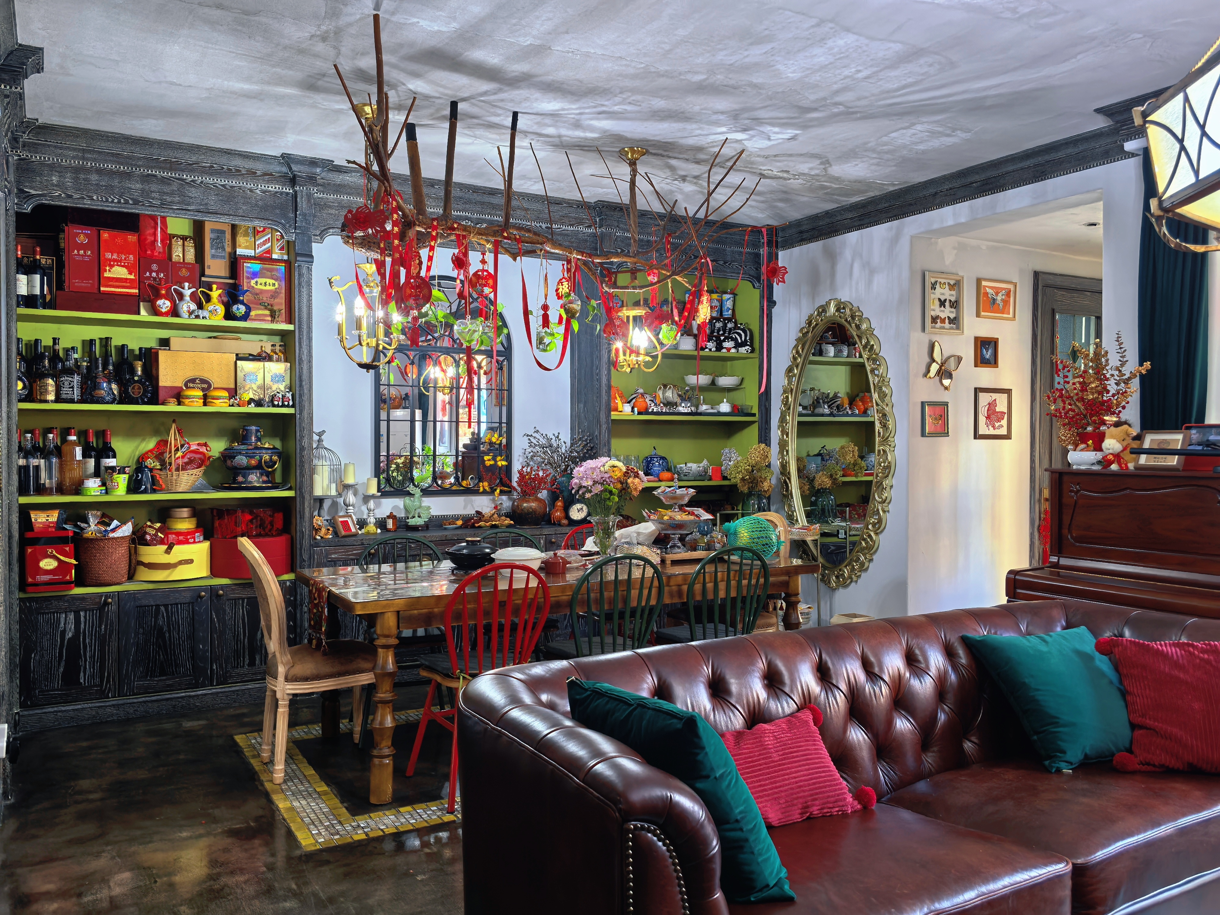 我家已经准备就绪，开始过年！祝大家马年开上法拉利！