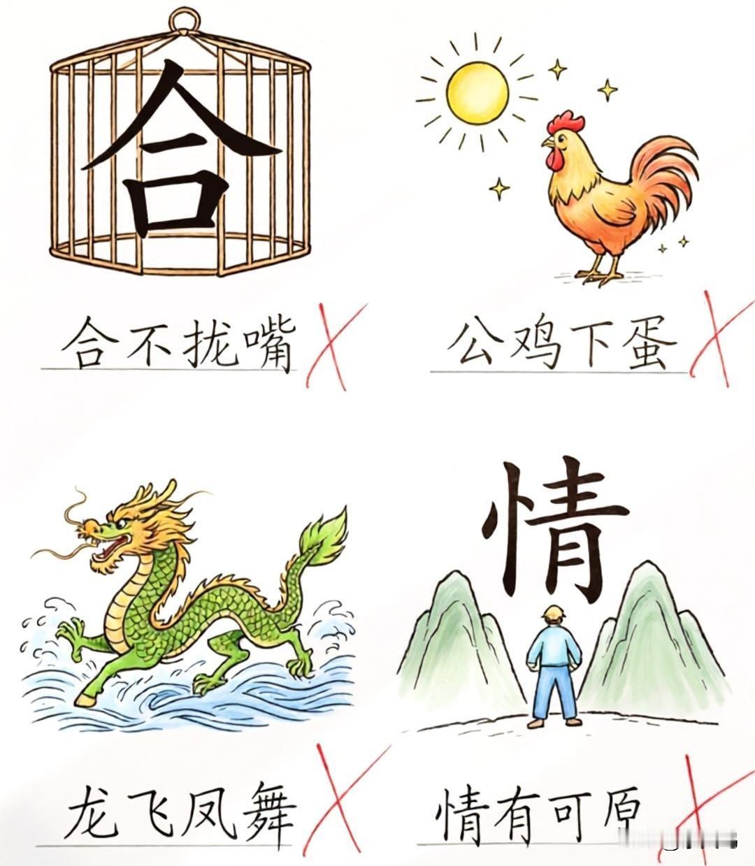 看图写成语，高手在哪里？