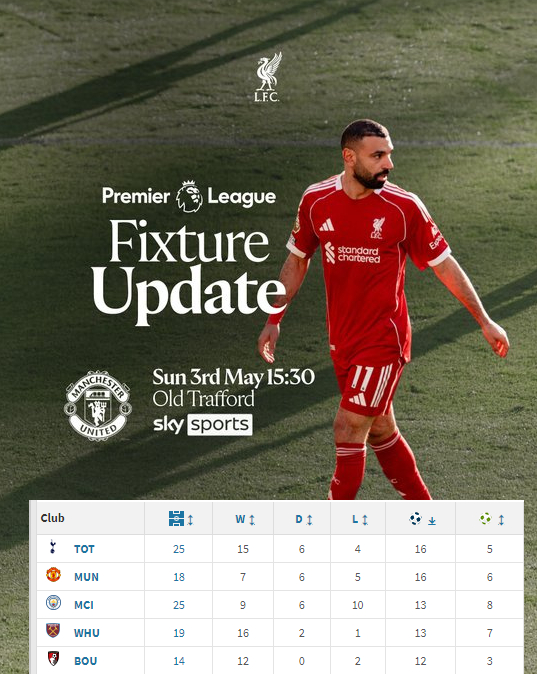 双红会改到周日，最后三轮开球时间仍有待确认 