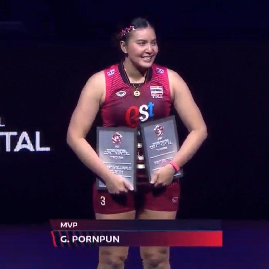 女排[超话]2026年女排亚锦赛中国女排vs泰国女排  MVP👑 蓬蓬·盖帕德