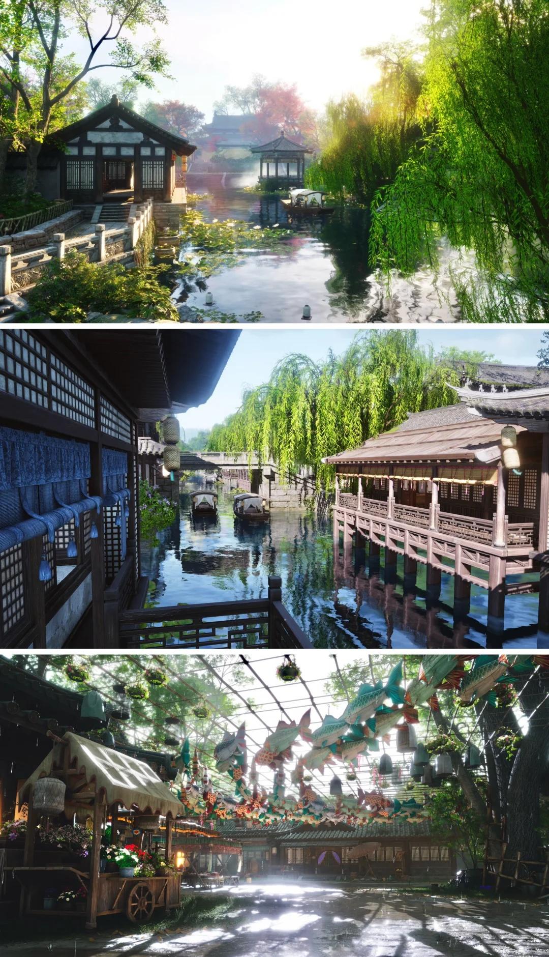 来都来了，先赛博旅游吧
造房子？什么造房子？不是来江南旅游的吗！
燕云十六声江南