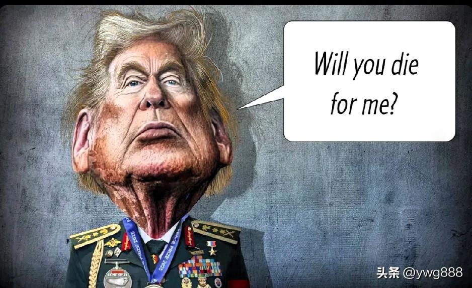 我们生活在一个总统厚颜无耻地将我们的人民送上战场，以掩盖发生在国内的暴行的时代。