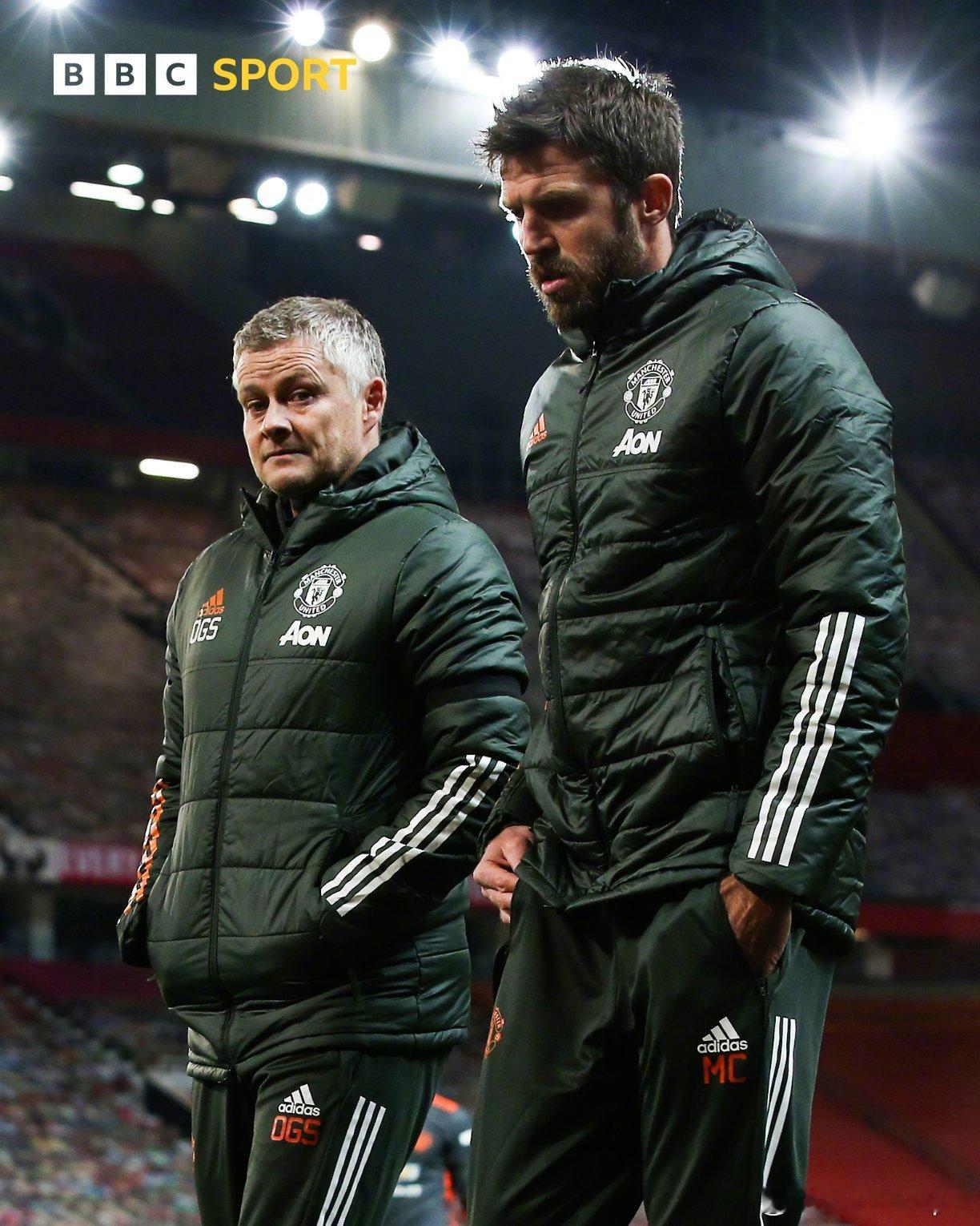 BBC SS：卡里克和索尔斯克亚领跑曼联临时主帅争夺战，两人也有可能联合执教。M