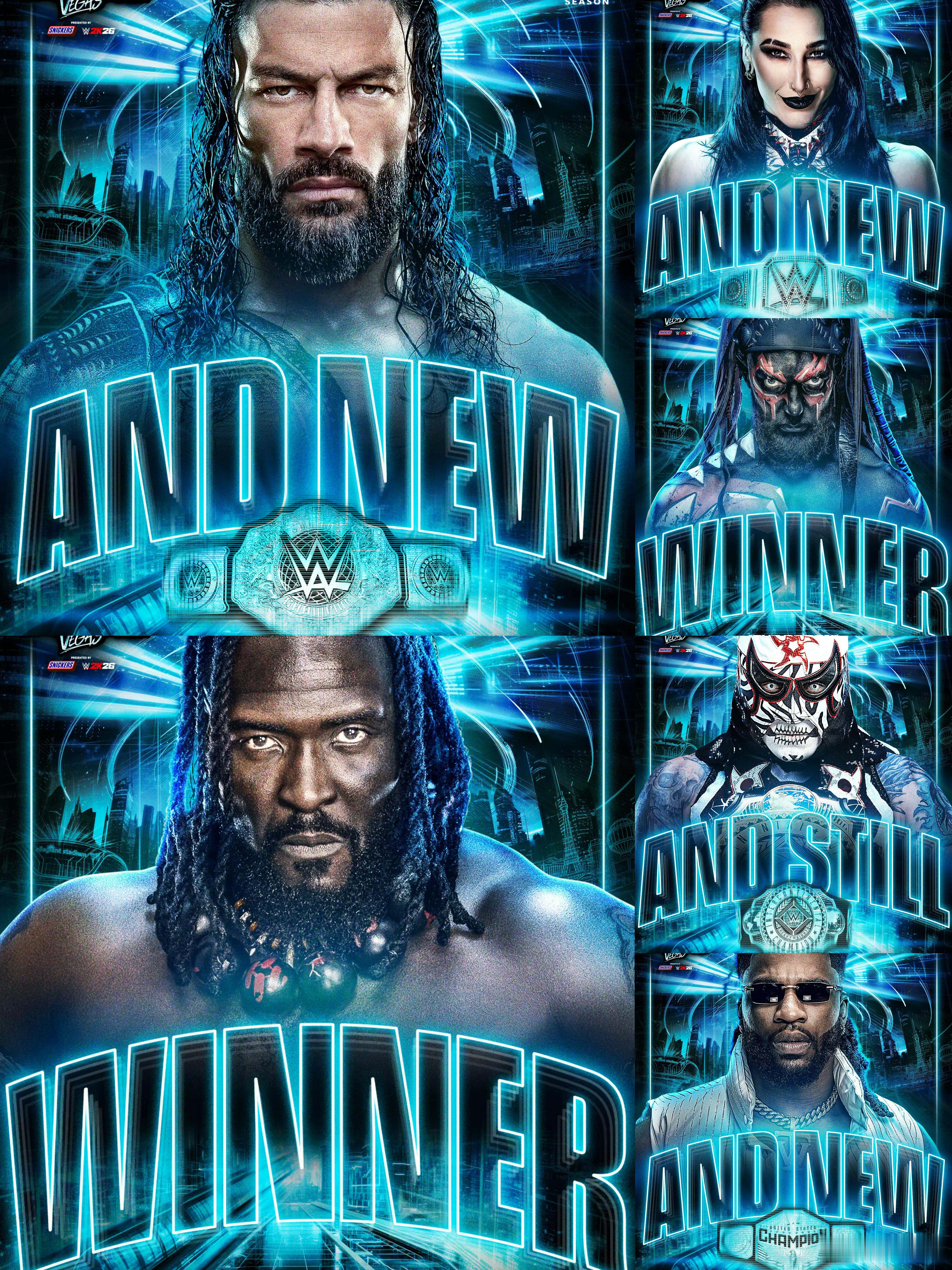 2026摔跤狂热大赛第二天的比赛果然精彩许多，大布干不过年轻的奥巴费米选择退役的