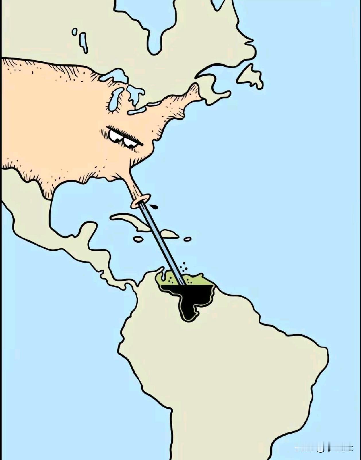 其实这张图才是美国对委内瑞拉行动的真相，控制委内瑞拉的石油，利用石油帮美国还债