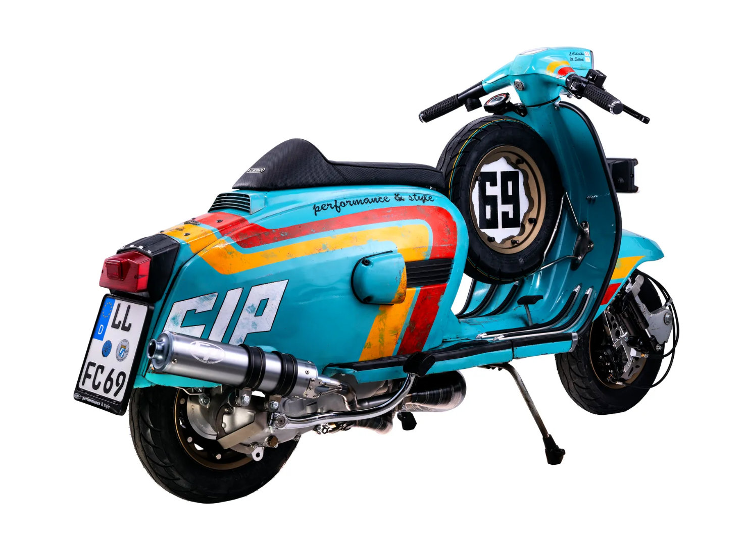 车市热门 基于 1969 Lambretta 兰美达踏板的 DL69 定制 