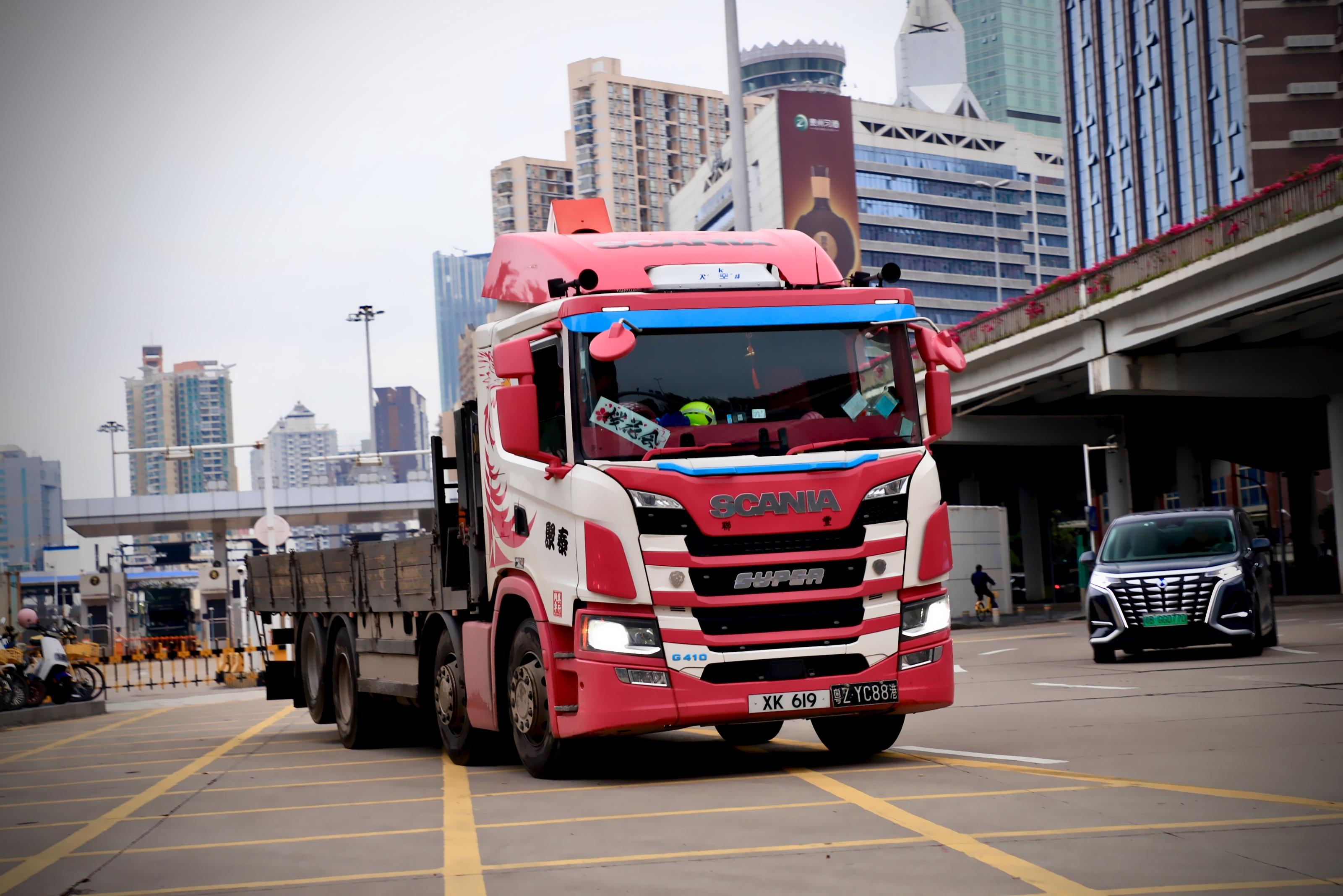 聚泰粉色网红吊臂车。粉色网红鸡乸吊臂车 文哥仔（聚泰）香港专业 和亚洲...