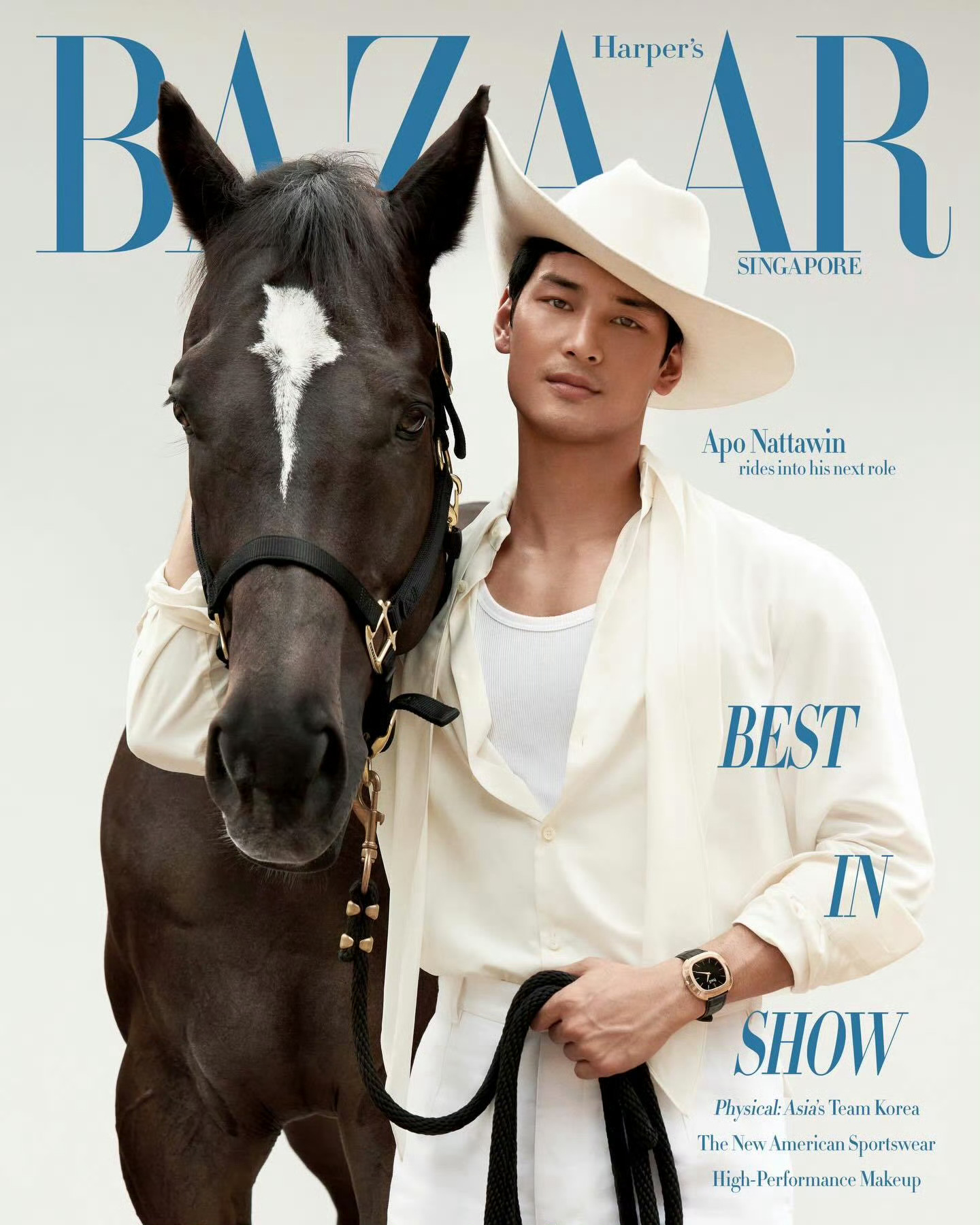 apo✖️Harper’s Bazaar Singapore一月开年刊封面大片 