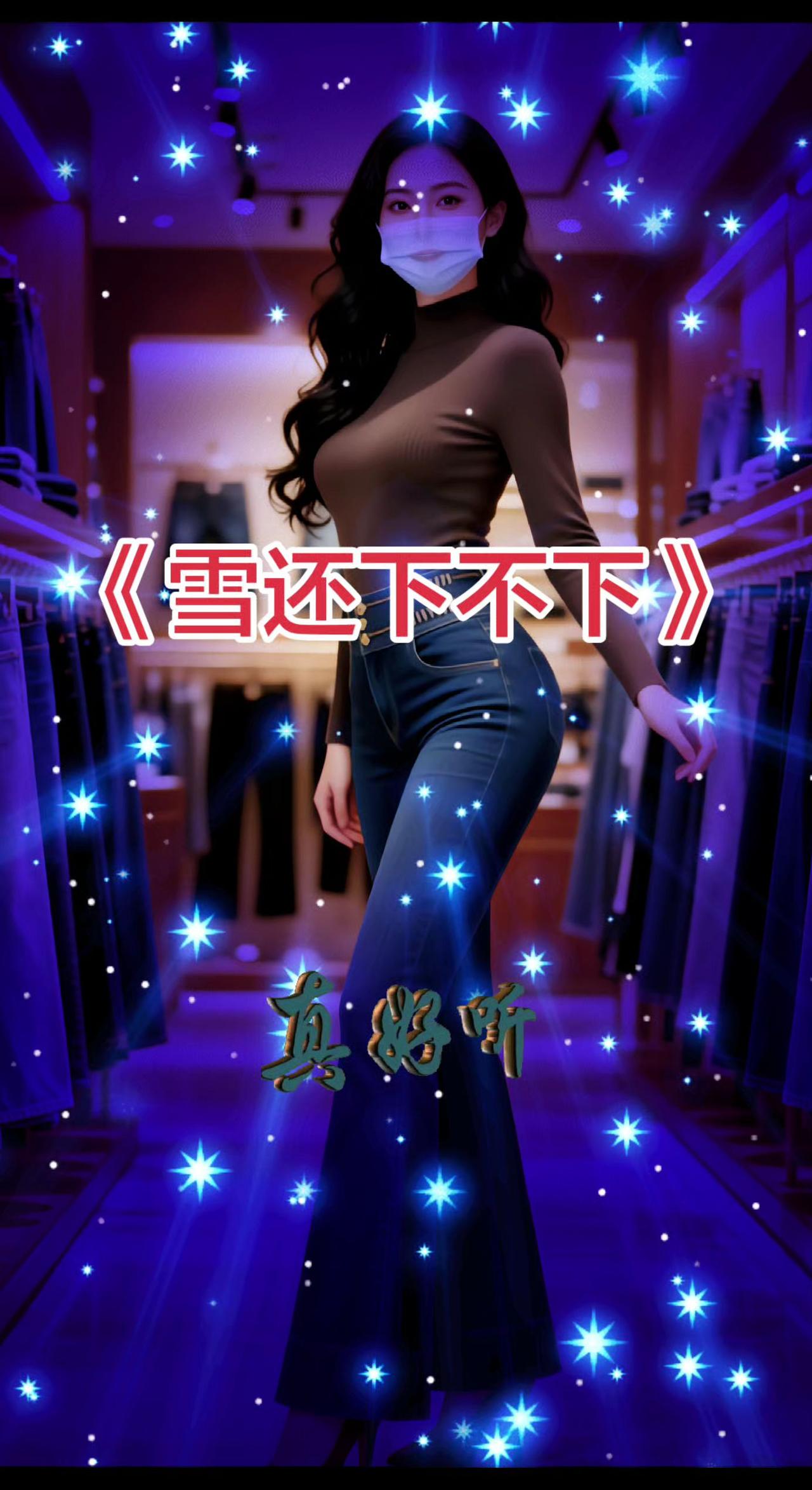 《雪还下不下》谁还不是小腰精 抖出好身材 时尚拍摄 身材你品你细细的品