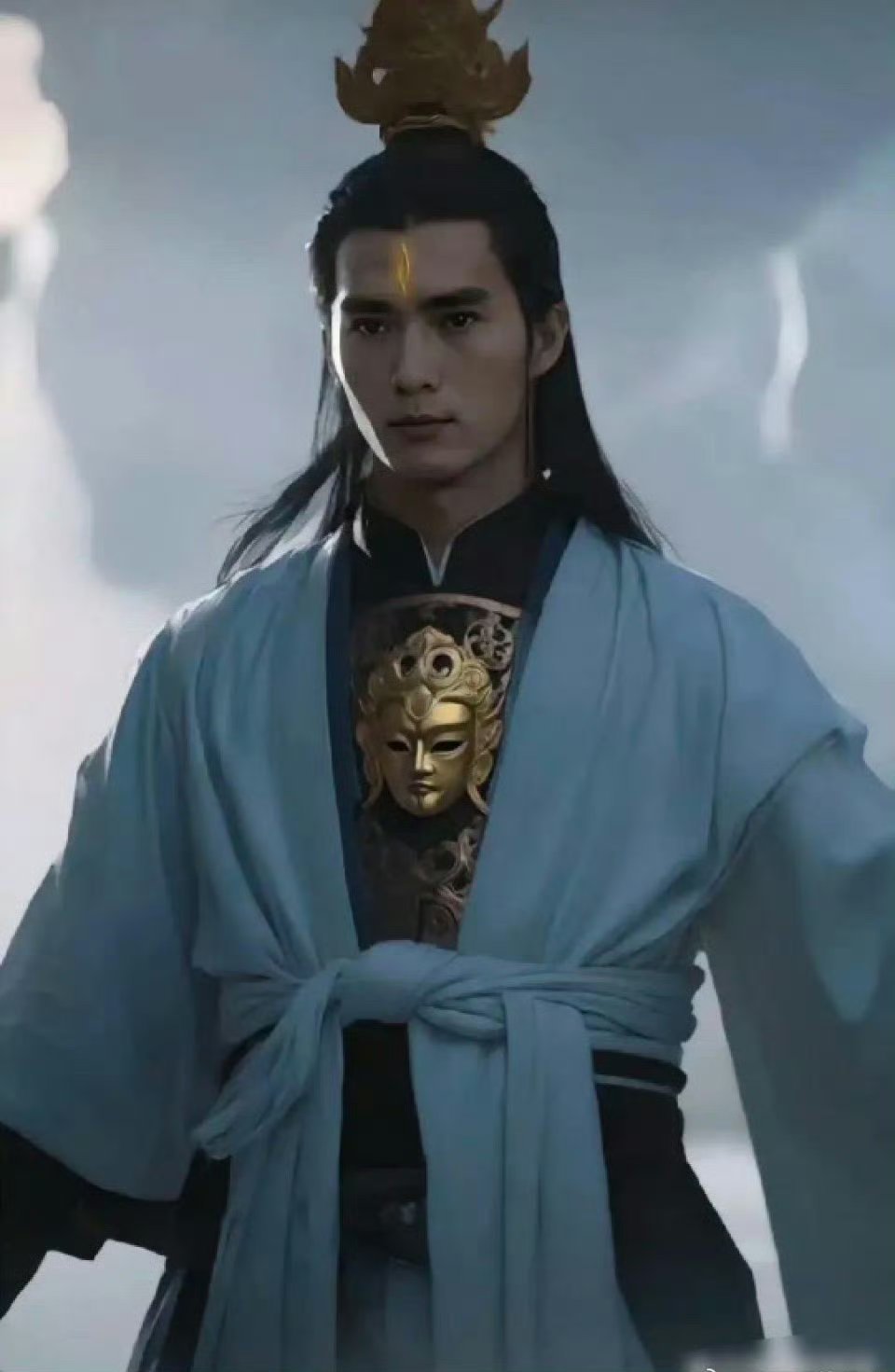 《黑神话：悟空》里的二郎神换了个脸之后，瞬间顺眼多 ​​​