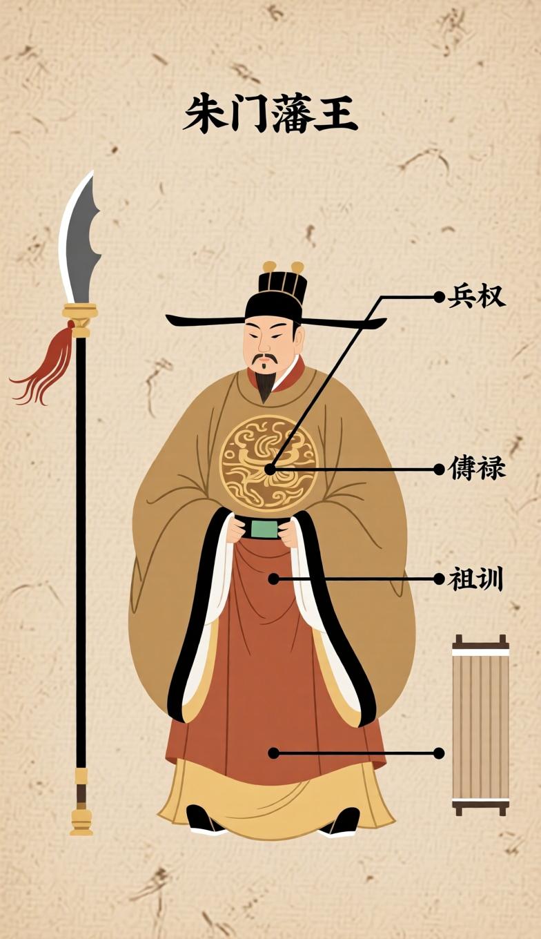 朱元璋当年是怎么稳住那些藩王的?

 
朱元璋靠制度约束+丰厚俸禄，牢牢管控各地