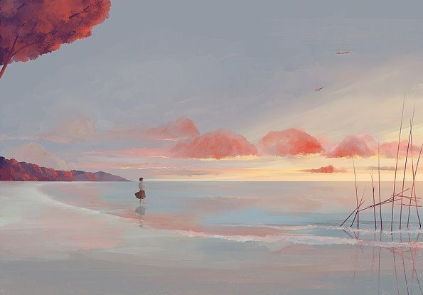 人言落日是天涯， 望极天涯不见家。  ——李觏《乡思》 ​​​