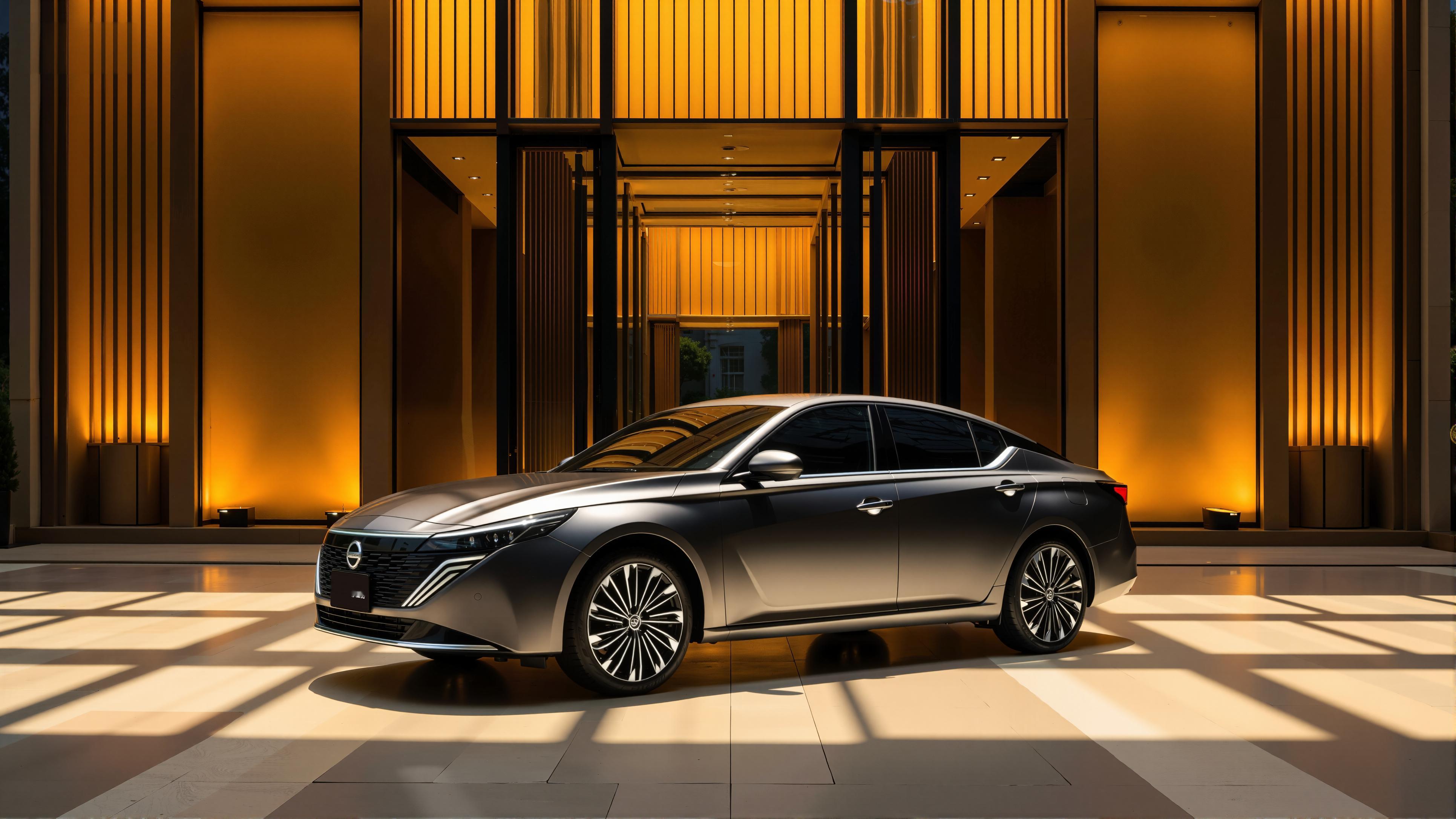 天籁•鸿蒙座舱内饰亮相！燃油车+鸿蒙座舱，应该是全球首款噢AI几张尊界风画面，这