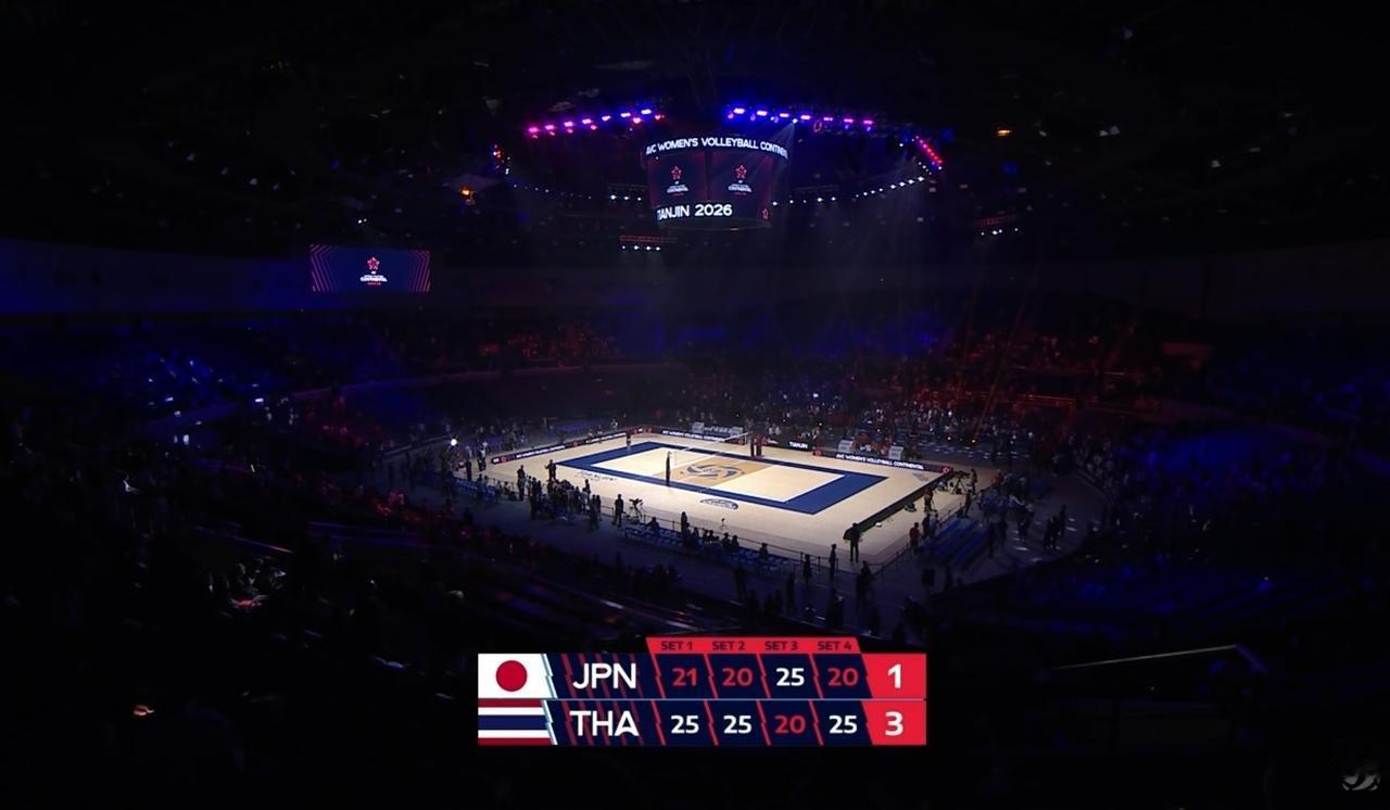 泰国女排3-1日本女排，
泰国女排把日本女排挡在了决赛之外，
就比赛内容来说，