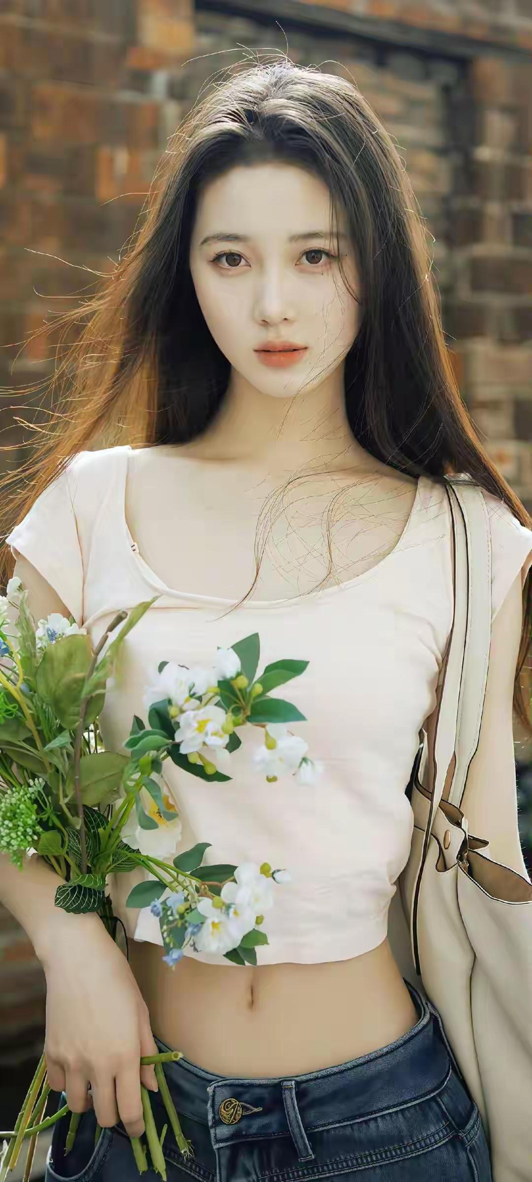 温柔花束，甜美少女风，清新自然，元气满满！🌸💕