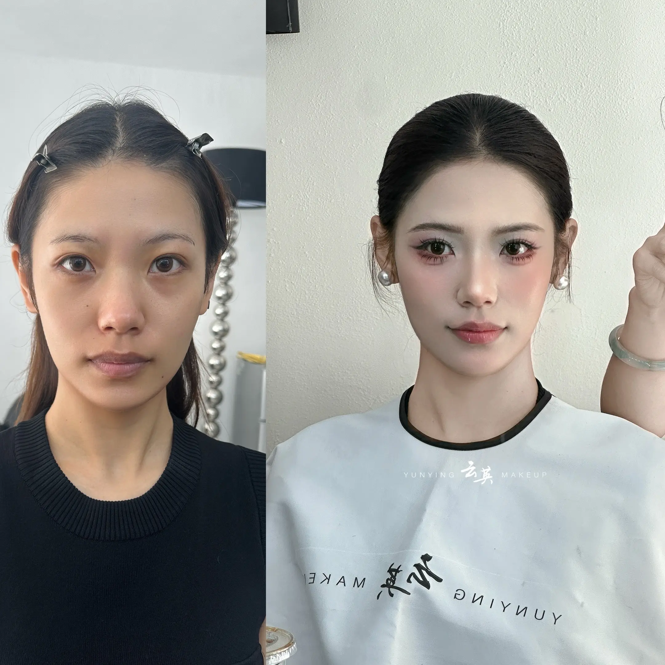 最近流行的撞色～爱惨了 庆云化妆师云英