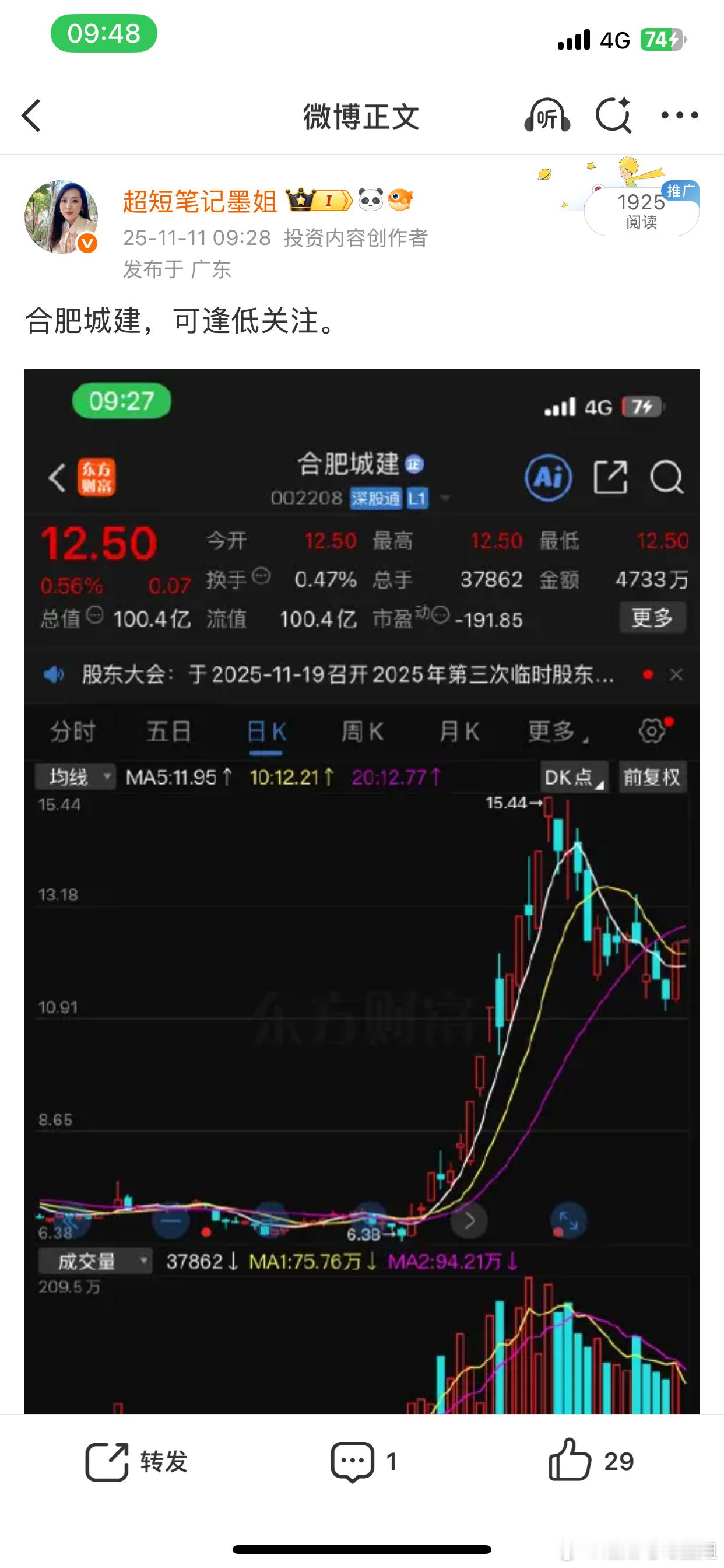家人们吃肉时刻又到啦！合肥城建踩着节奏赶来，妥妥的“大长腿”潜力股已上线📈 想