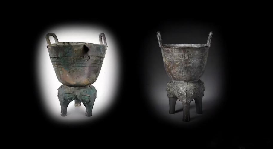 考古发掘商朝的“人祭”现象“ 在河南省安阳殷墟博物馆内，有这样一件沉重却无法回避