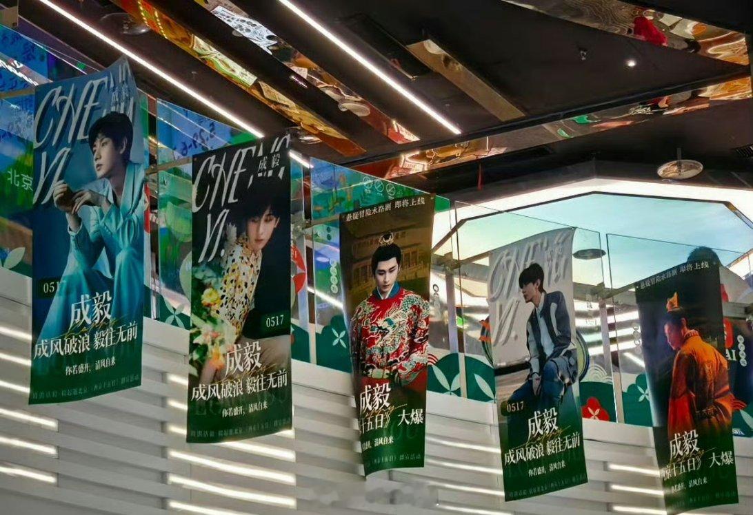成毅粉丝为了好好给成毅主演的一番大男主新剧《两京十五日》做好前期宣传活动，在王府