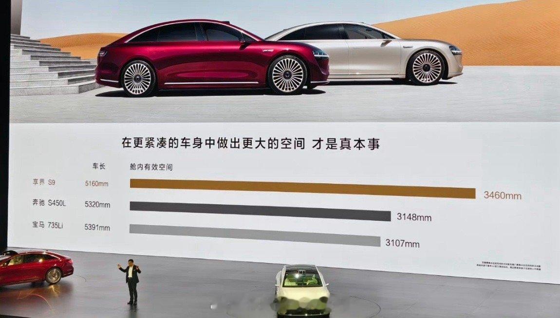 享界S9上市不是一直都在对比宝马7系和奔驰S级吗？刷到条视频感受享界S9的直线加
