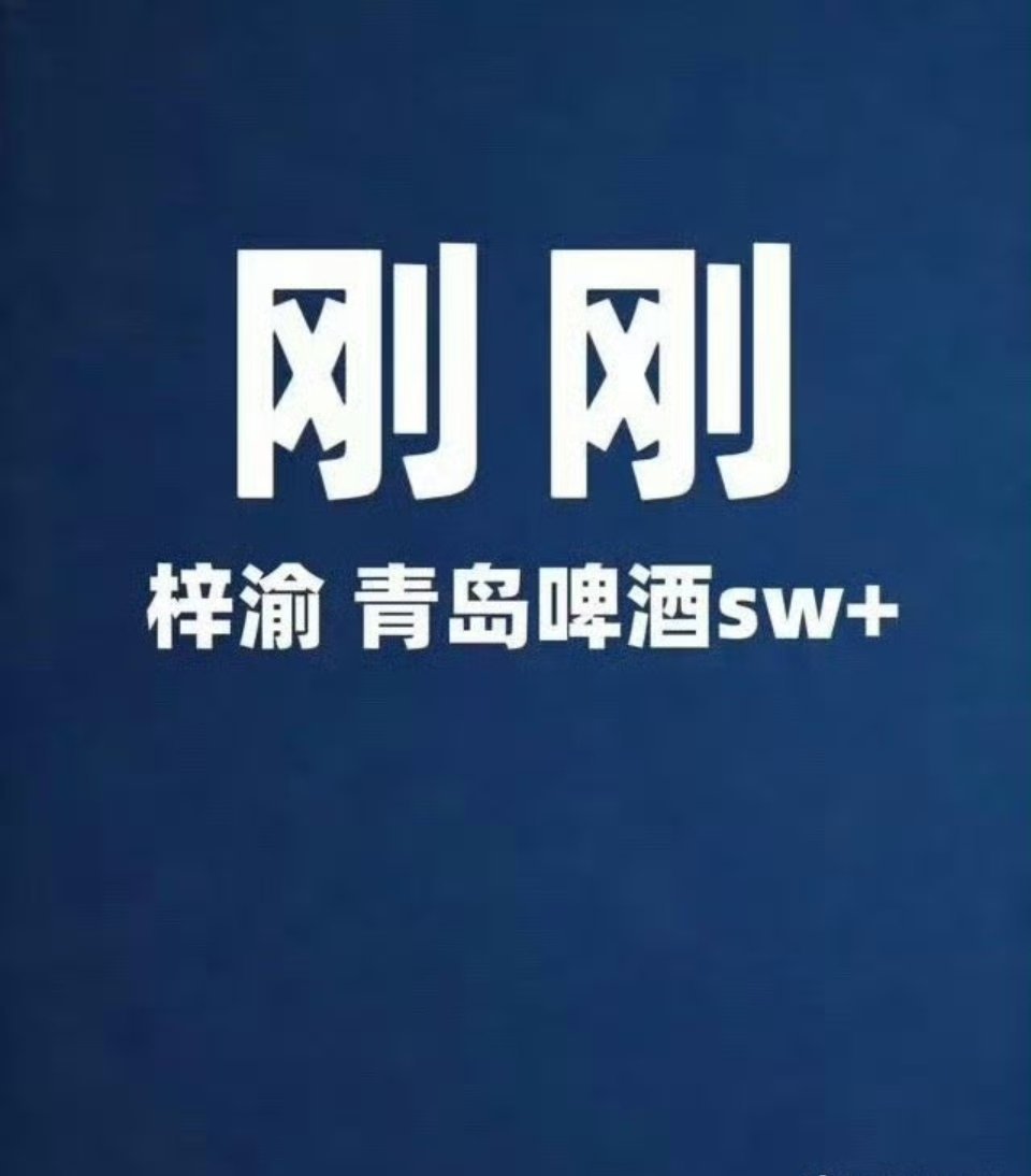 梓渝商务瓜，青岛啤酒。又接手一个