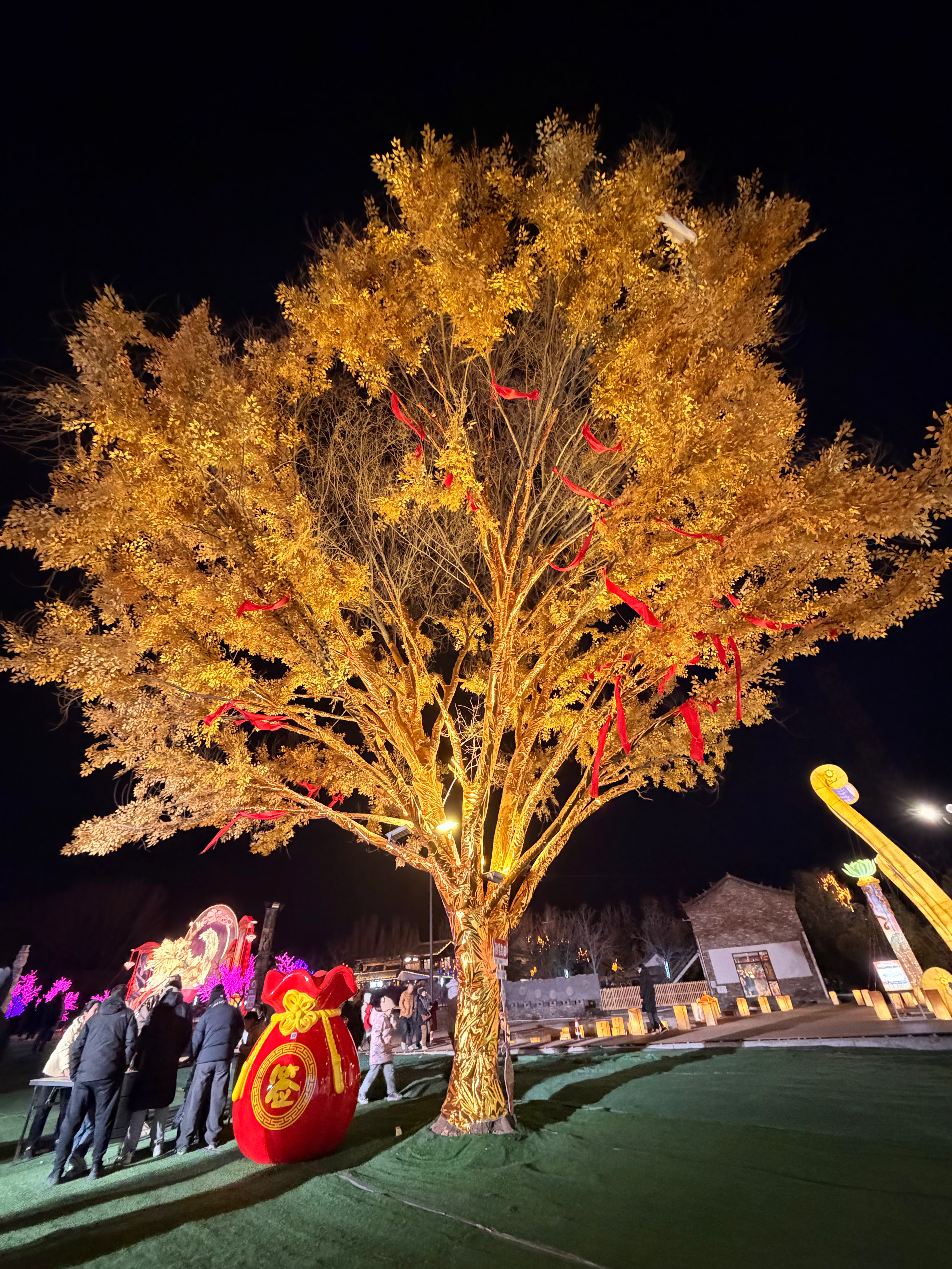 家人们，在淄博发现一个贼好逛的地方这个花灯是真的牛，而且还有各种演出这地方但凡你