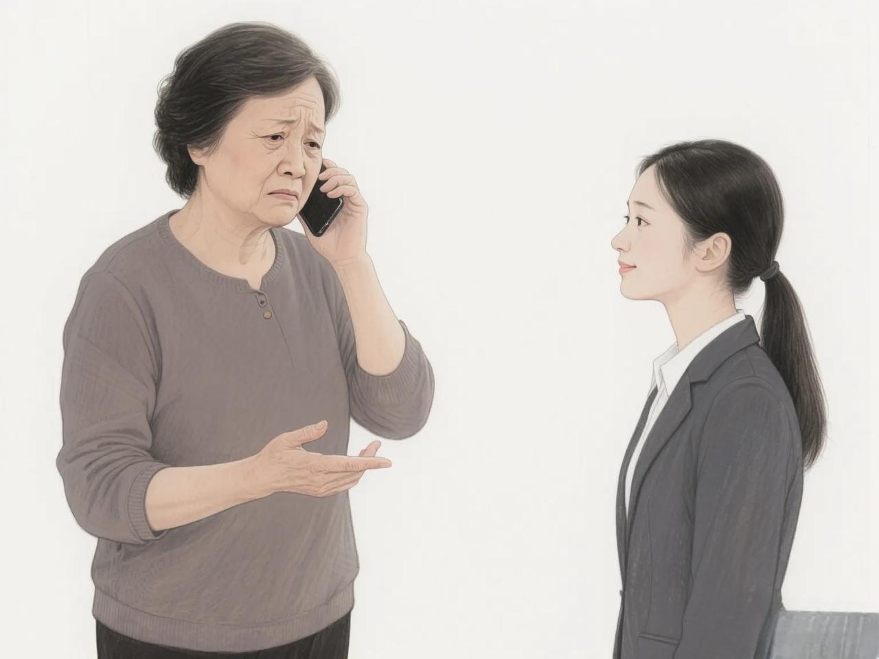 今天我妈给我打电话，5分钟不到，我情绪就崩溃了。
我妈打电话重点说了两件事，第一