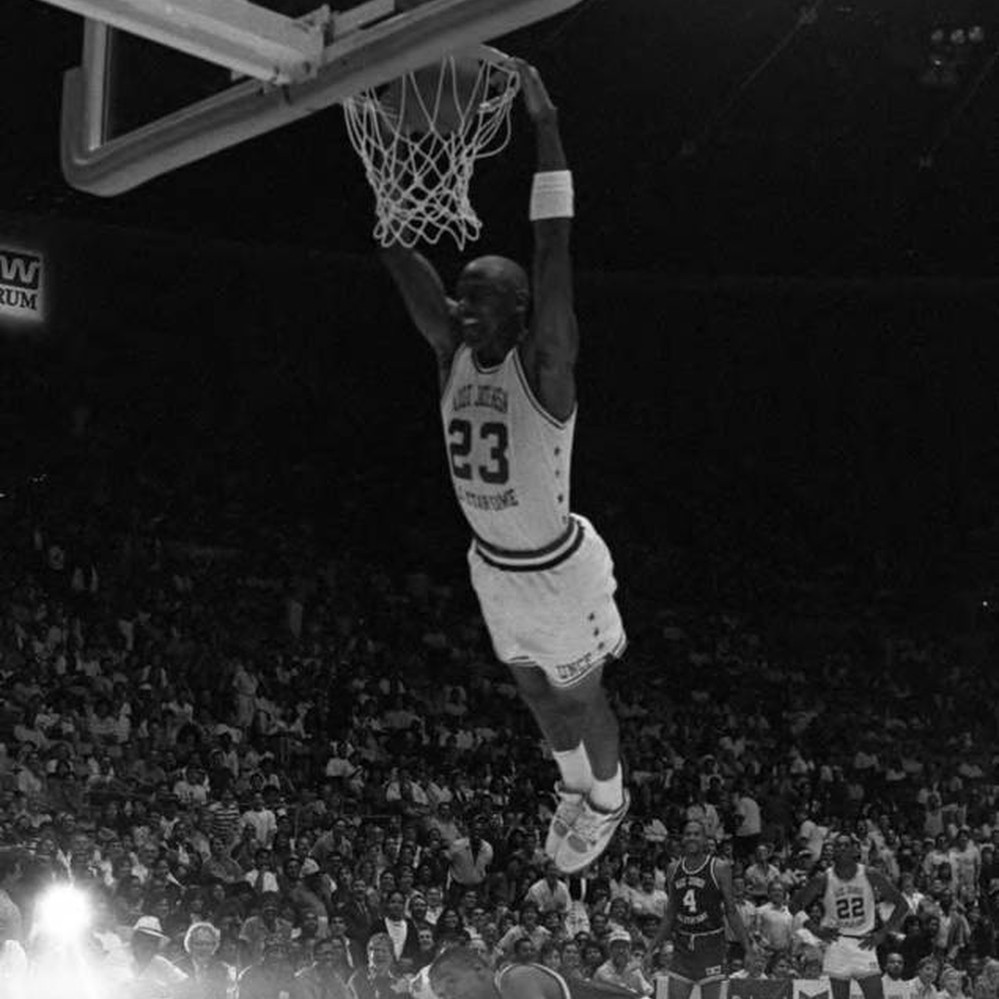 Michael Jordan 1989 LA All Star Game 