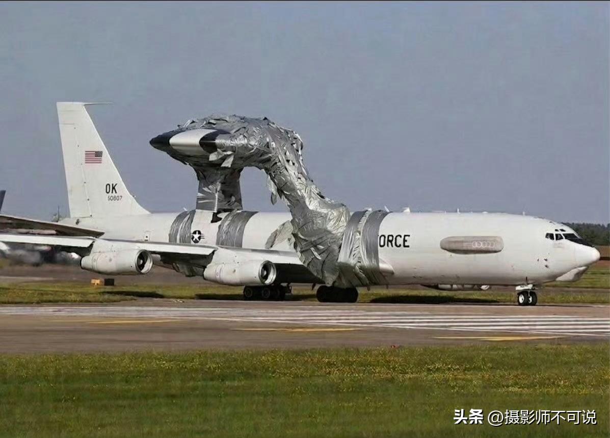 美军被炸毁的E3预警机惨遭网友们玩儿梗，居然被网友们给修复了，这味道简直相当的熟