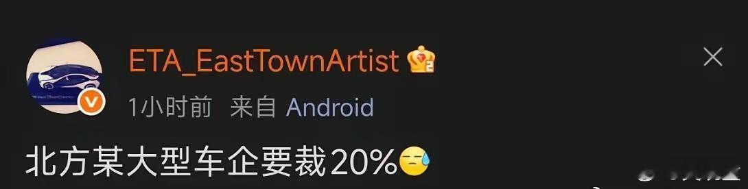 这个北方大车企指的是谁？车圈奇葩事