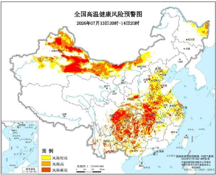国家级高温健康风险预警【今年首个国家级高温健康风险预警和健康提示发布】国家疾病预