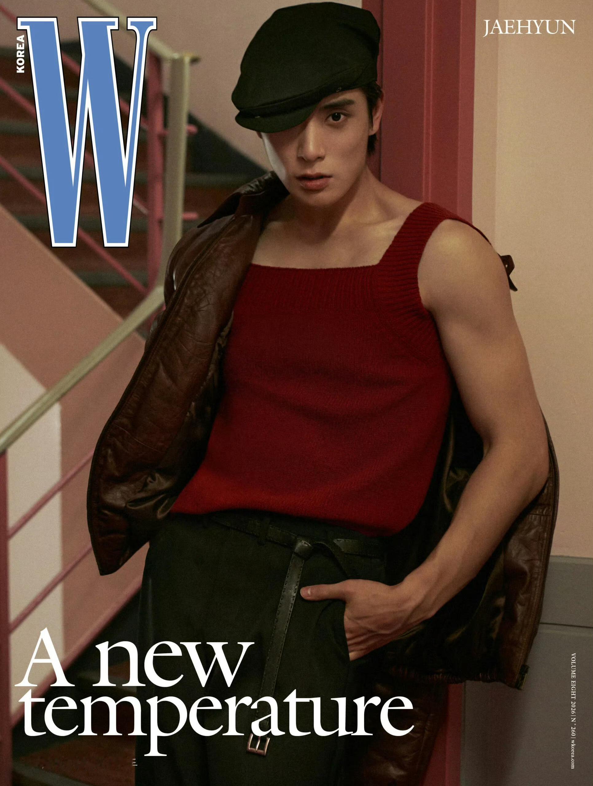 郑在玹 W Korea 八月刊封面人物，一组Prada男装画报，文艺复古的普拉达