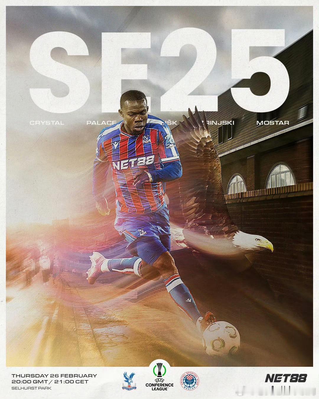 欧会杯作业，你看好了吗？水晶宫上回合跟莫斯塔尔日林斯基1-1勉强打成平手，今天水