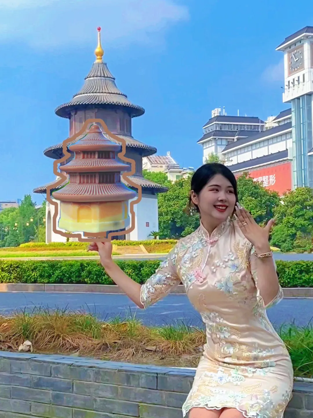 Hi扬州❣️看我一分钟举起文昌阁啦