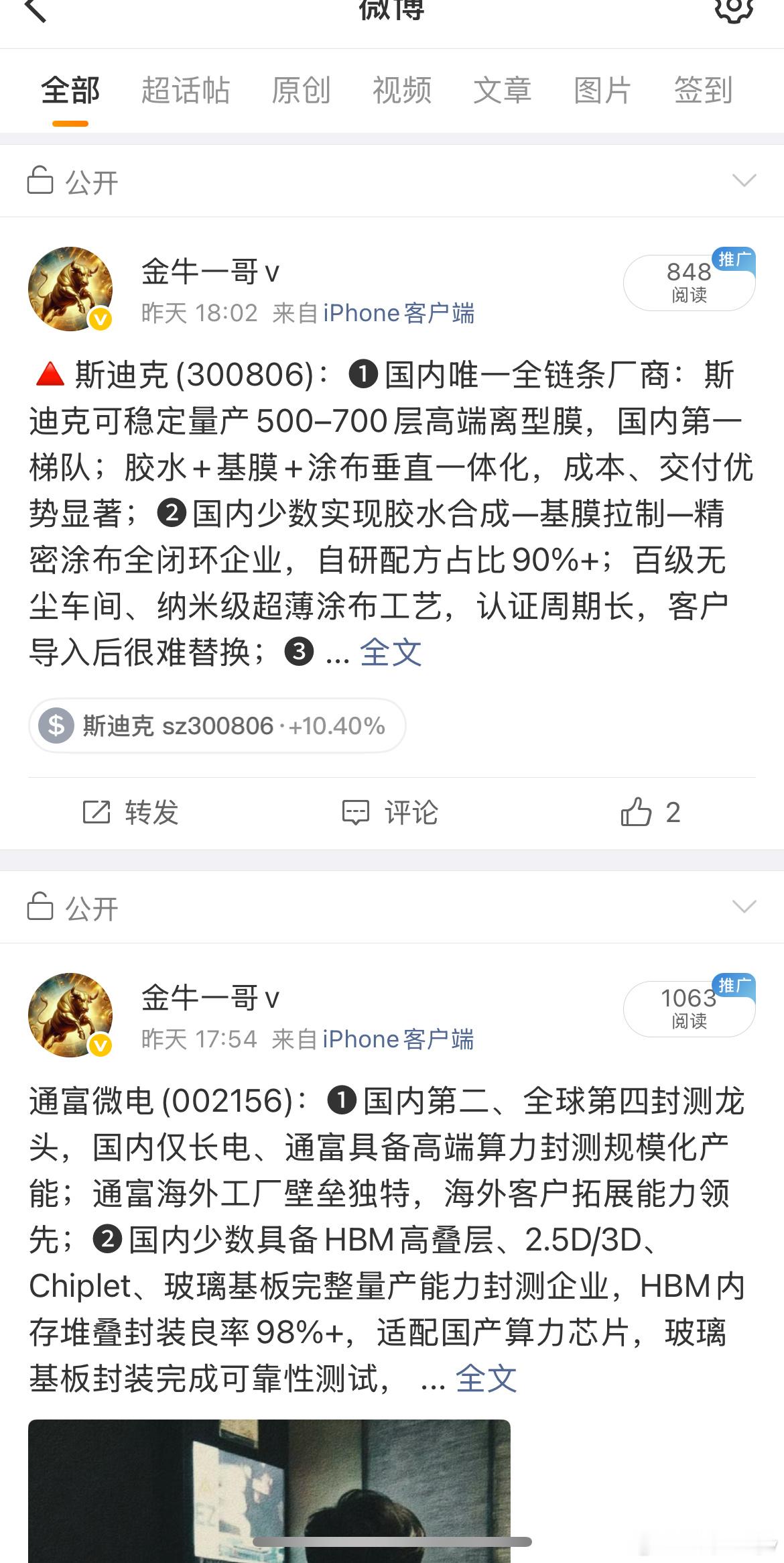 昨天复盘的两只有关注的没 