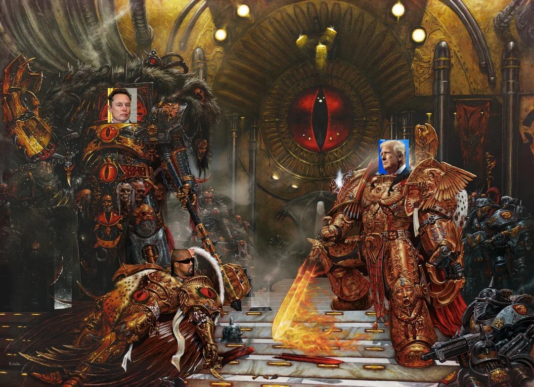 特朗普马斯克公开骂战 战锤40k 有哪个味啦[doge] ​​​