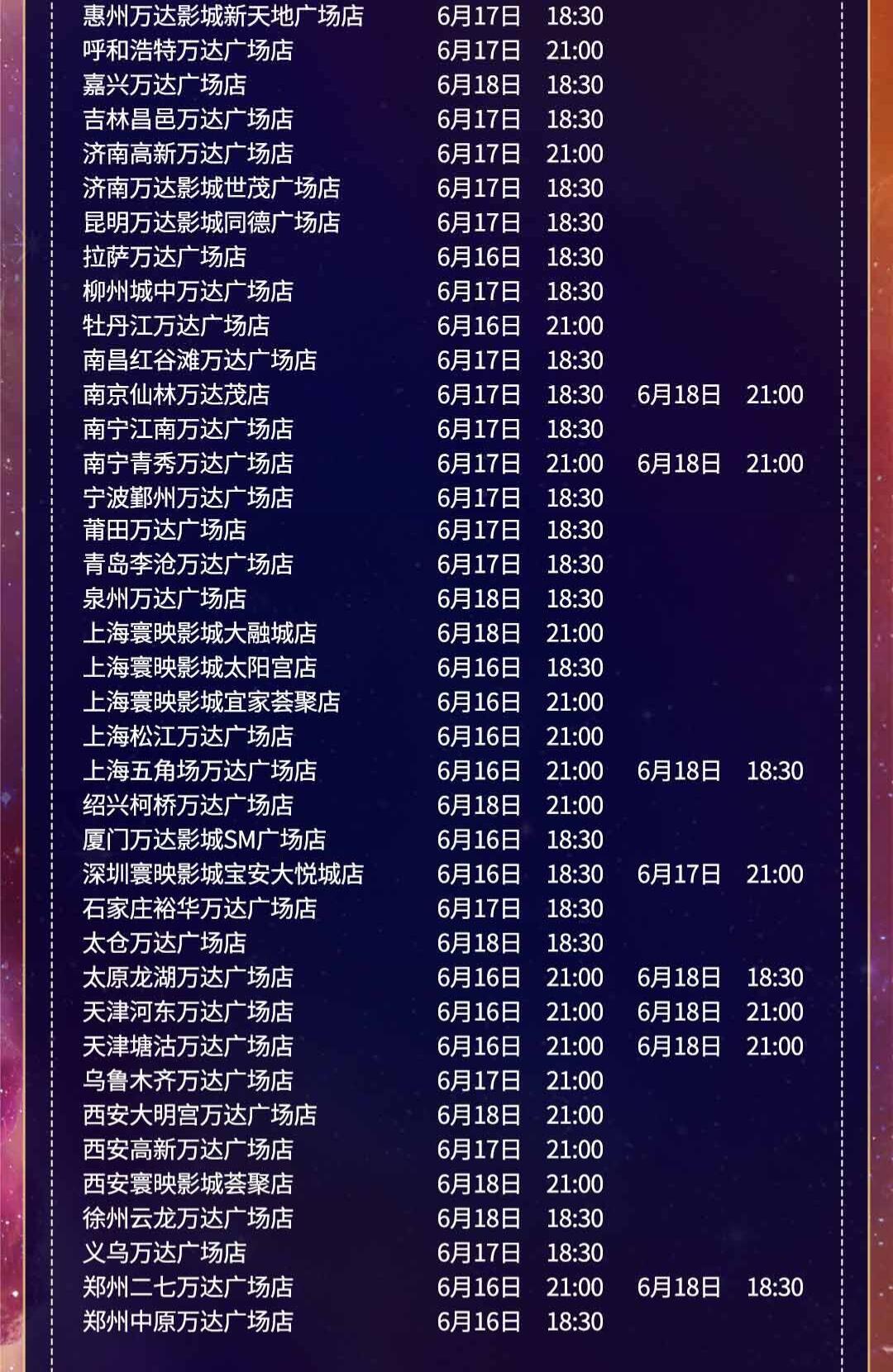 王一博主演的电影《热烈》和《维和防暴队》全国近100家万达影院最近要放映啦！ 