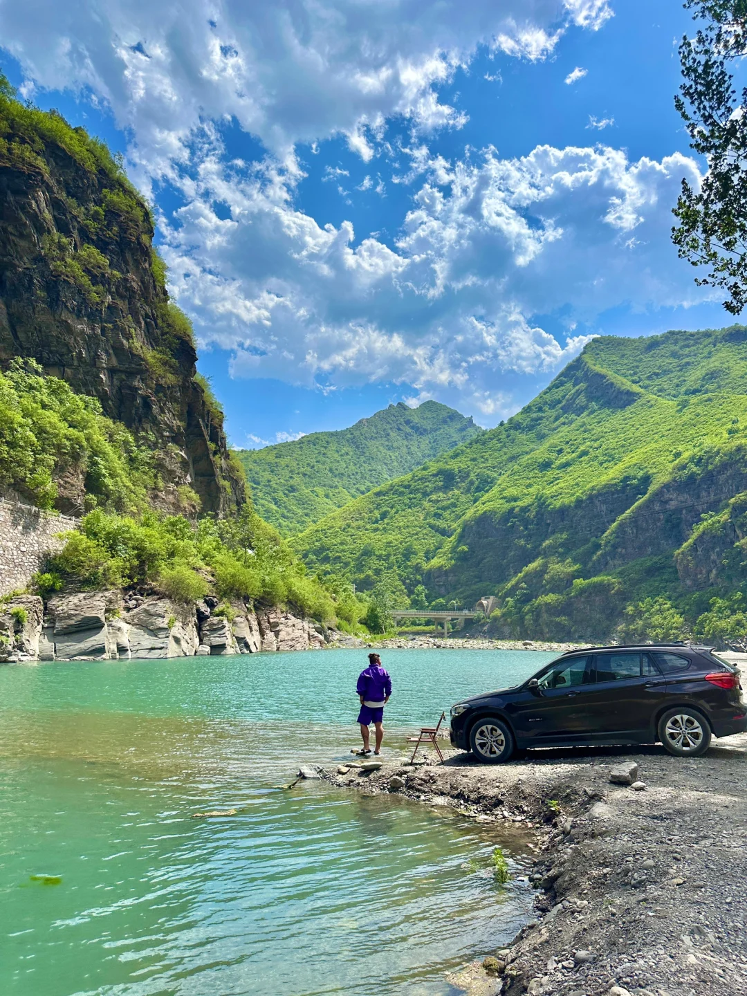 免费❗️1.5h车到河边露营上春山🌸附地图攻略