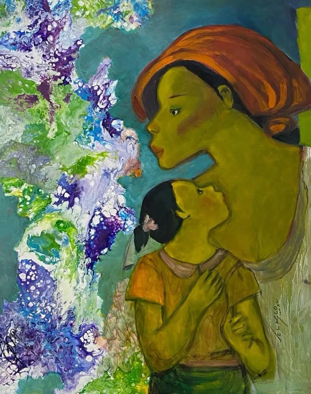 菲律宾最杰出女画家莉迪亚·维拉斯科 Lydia Velasco绘画作品欣赏风景遇
